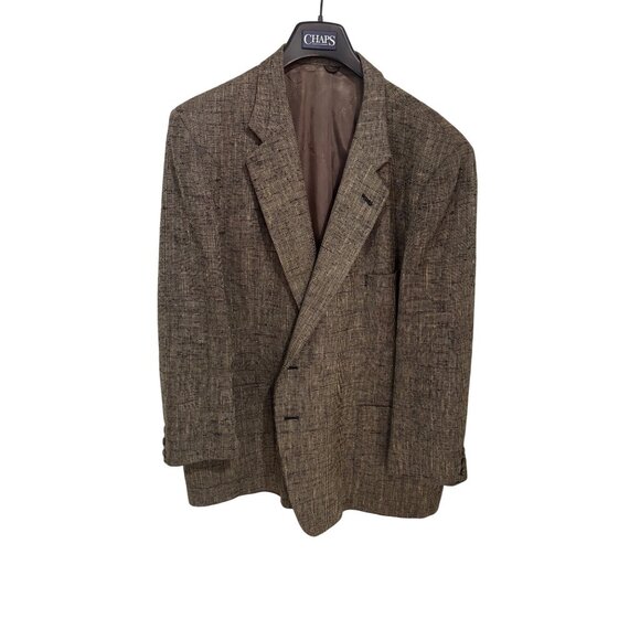 NWT Givenchy Gentleman Paris Wool Silk Blazer Brown Tailored Men 50R Business - Picture 2 of 14